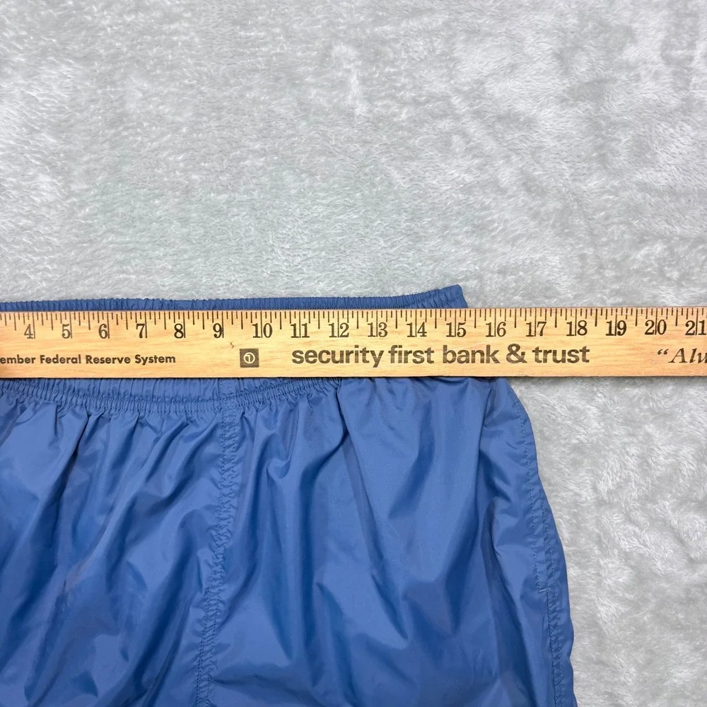 Nike Track Pants XL Blue Vintage Nylon Windbreaker Joggers Swoosh Logo